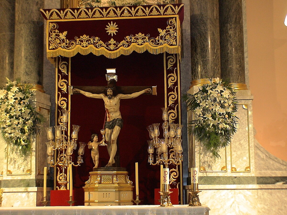 Santísimo Cristo de la Sangre en la iglesia de Nuestra Señora del Carmen de Murcia